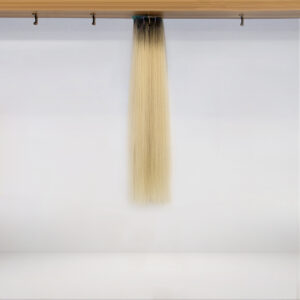 Loiro Mesclado 50cm Raiz Esfumada  com técnica invisível    (SL609)